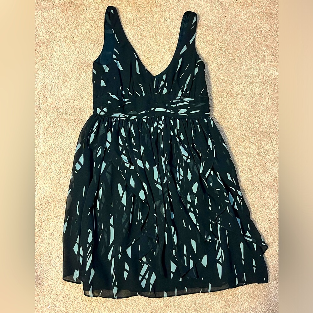 Black and grey party dress